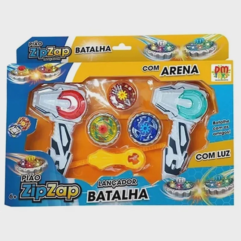 BRINQ. DM TOYS PIAO ZIP ZAP LANCADOR BATALHA - DMT 6297