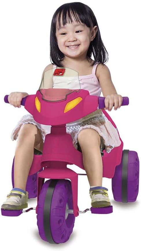 BRINQ. BANDEIRANTE VELOBABY® PASSEIO & PEDAL (ROSA) 357