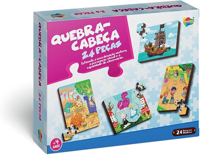 QUEBRA CABEÇA AQUARELA