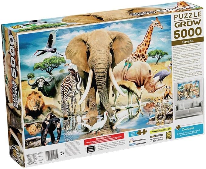 PUZZLE GROW QUEBRA CABEÇA 5000 PEÇAS
