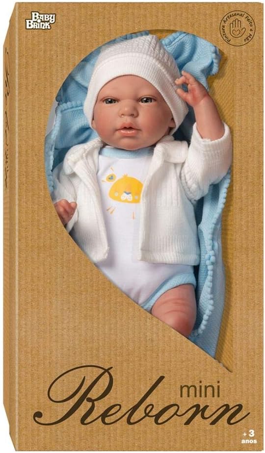 BONECA BEBE MINI REBORN MENINO