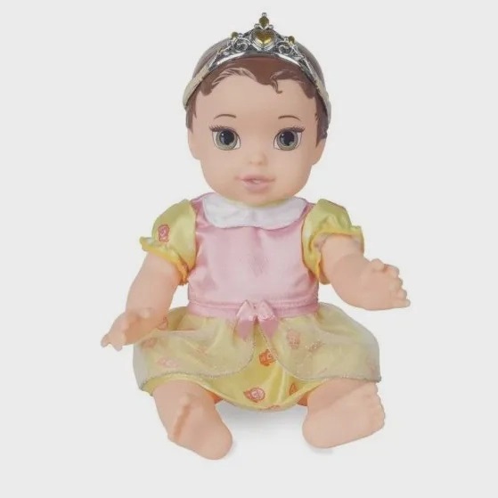 BONECA BABY PRINCESA DE VINIL LUXO BELA