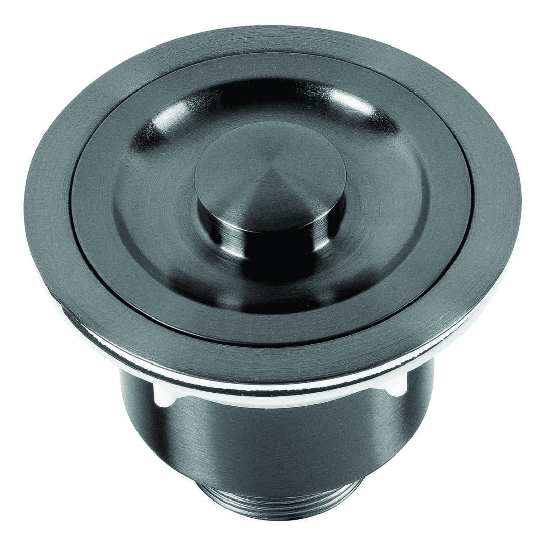 Valvula Pia Cozinha Black Matte Americana 4.1/2 Cesto Removivel