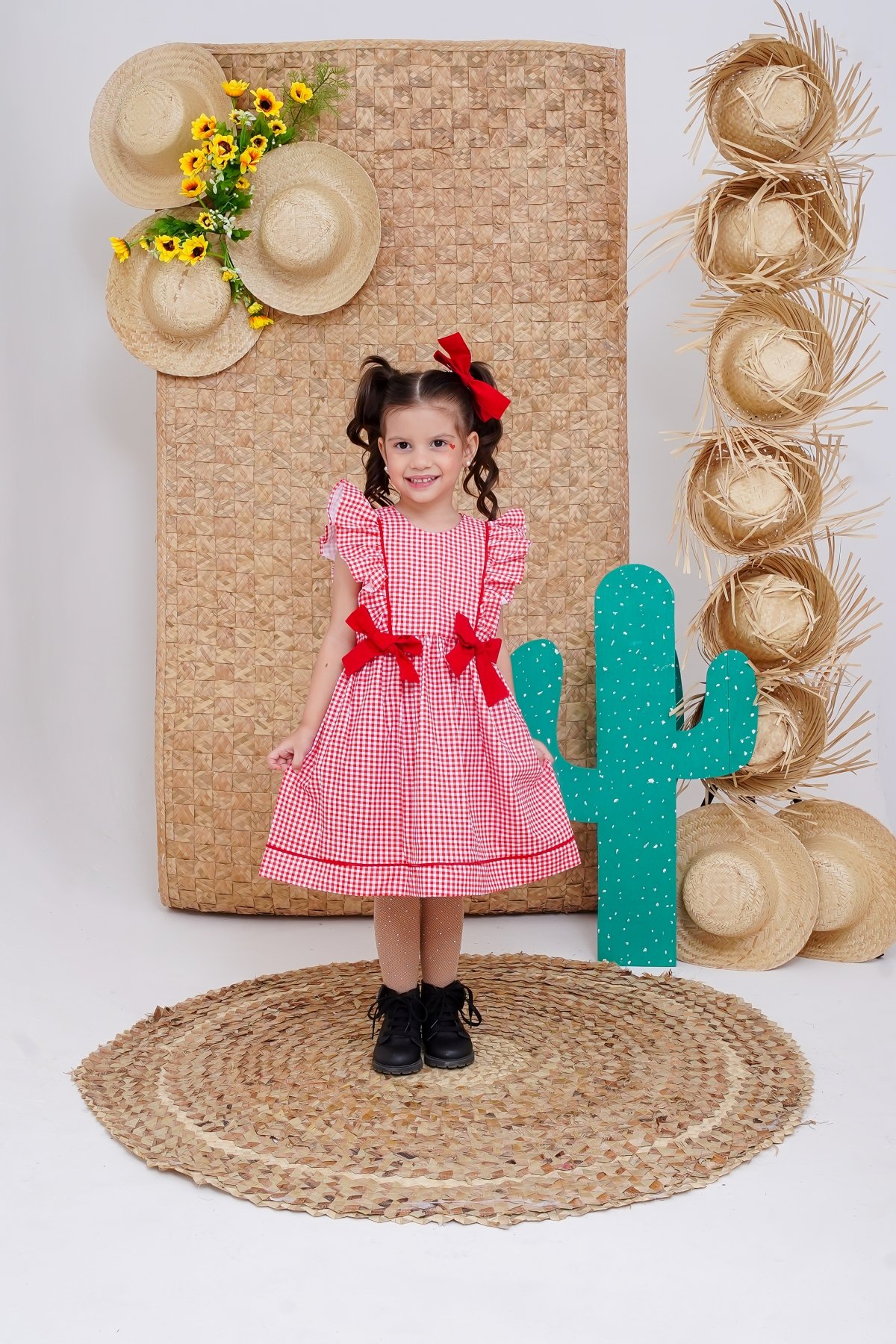 Vestido Larissa Xadrez Baby