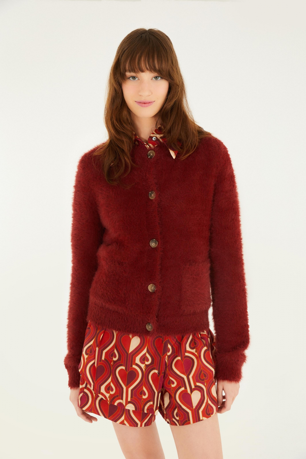 CARDIGAN PELINHO CURTO BORDO