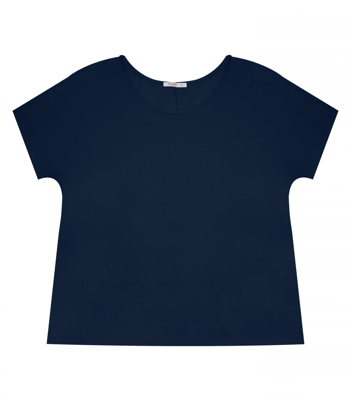 Blusa Manga Curta Feminina Plus Size Secret Glamour