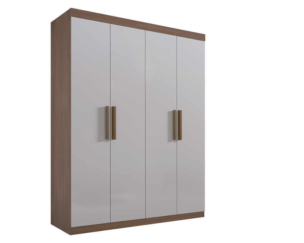 Guarda Roupa 4 Portas 3 Gavetas sem pés Colibri Plus - D Doro