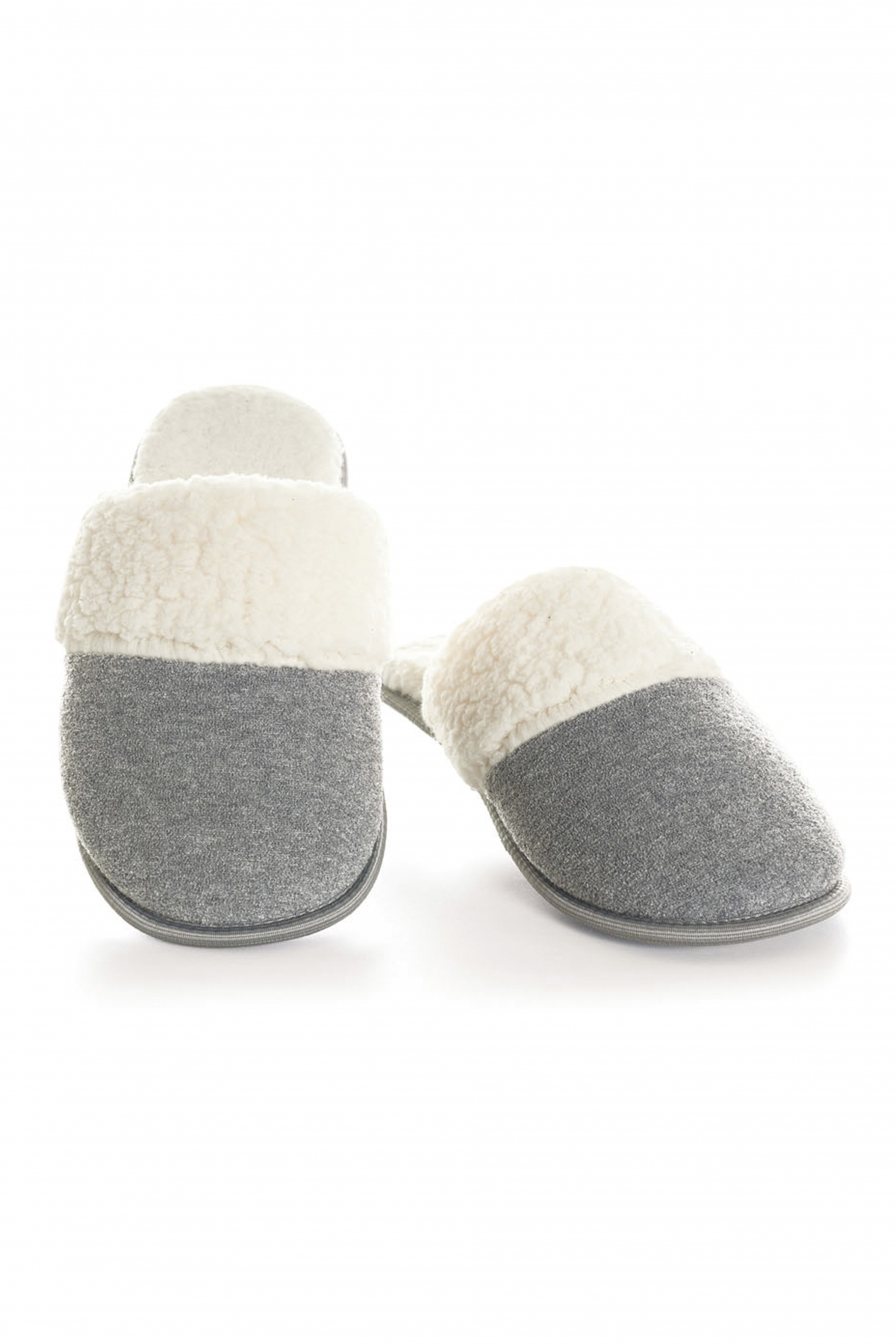 PANTUFA FEMININA PLUSH MESCLA - COR COM AMOR