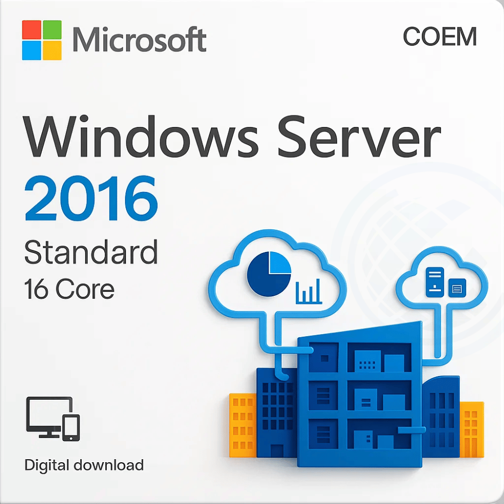 Microsoft Windows Server 2016 Standard 16 Core COEM