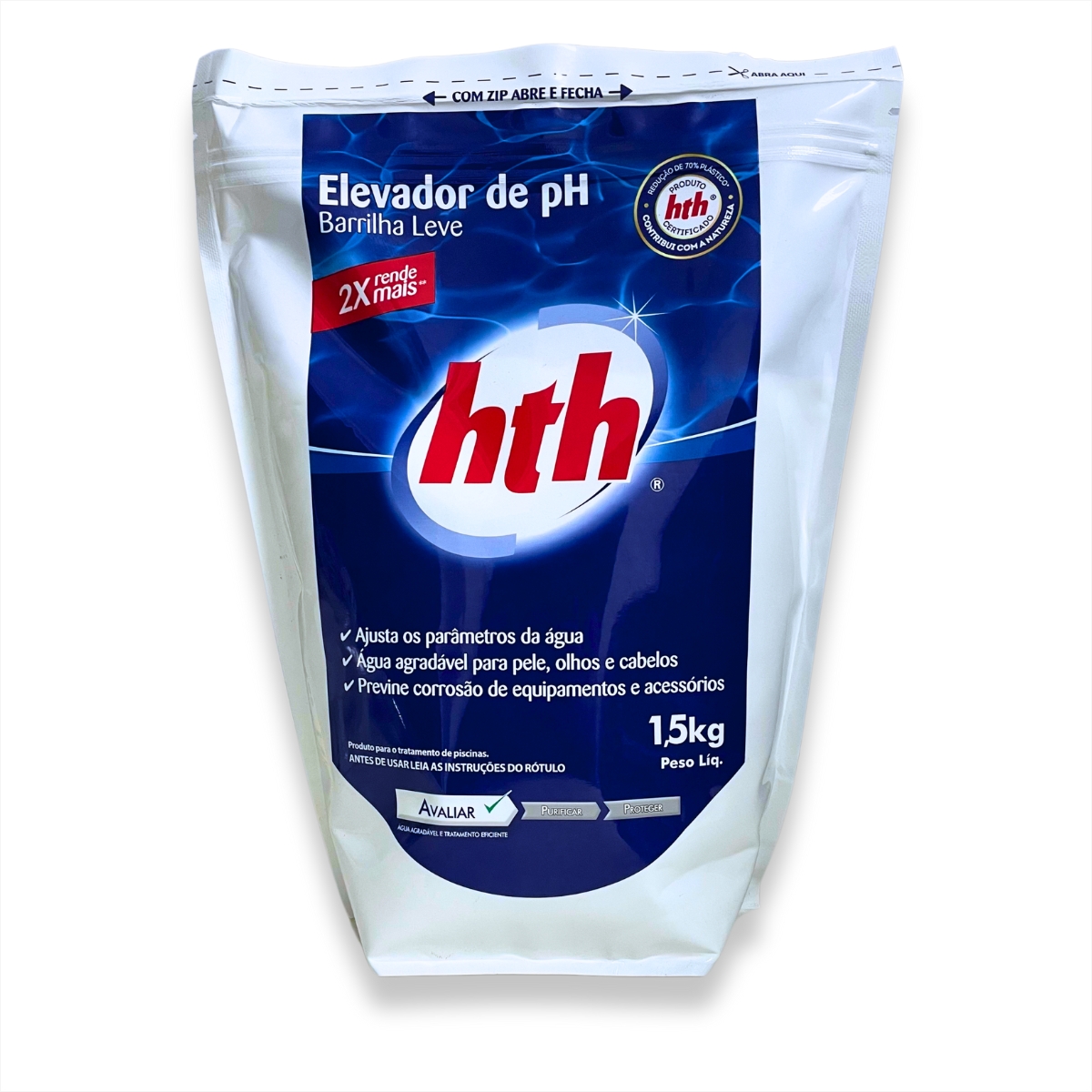 Elevador De Ph Barrilha Leve 1,5 Kg HTH 