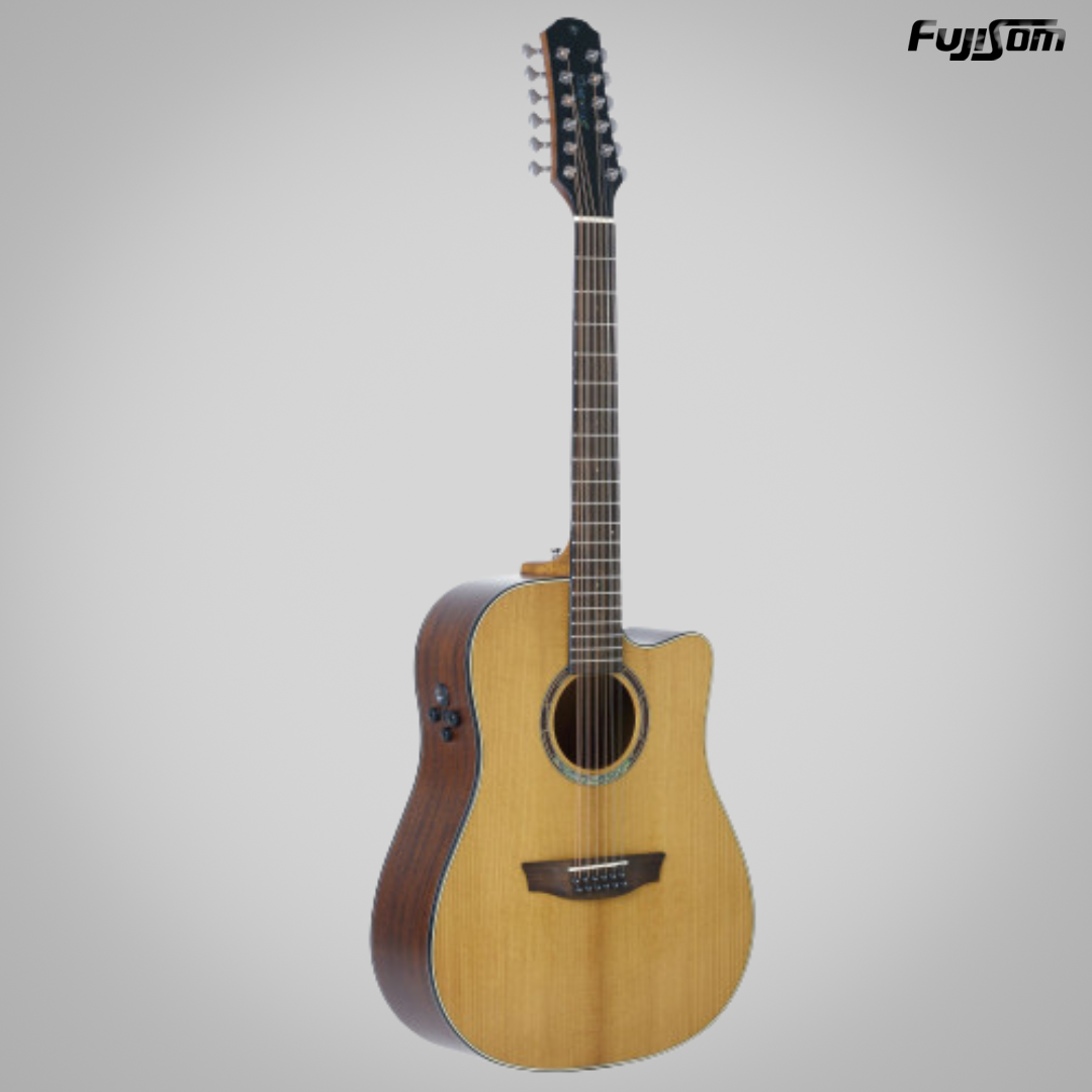 VIOLÃO STRINBERG DIAMOND AÇO FOLK DD-3SC NATURAL SATIN 12 CORDAS