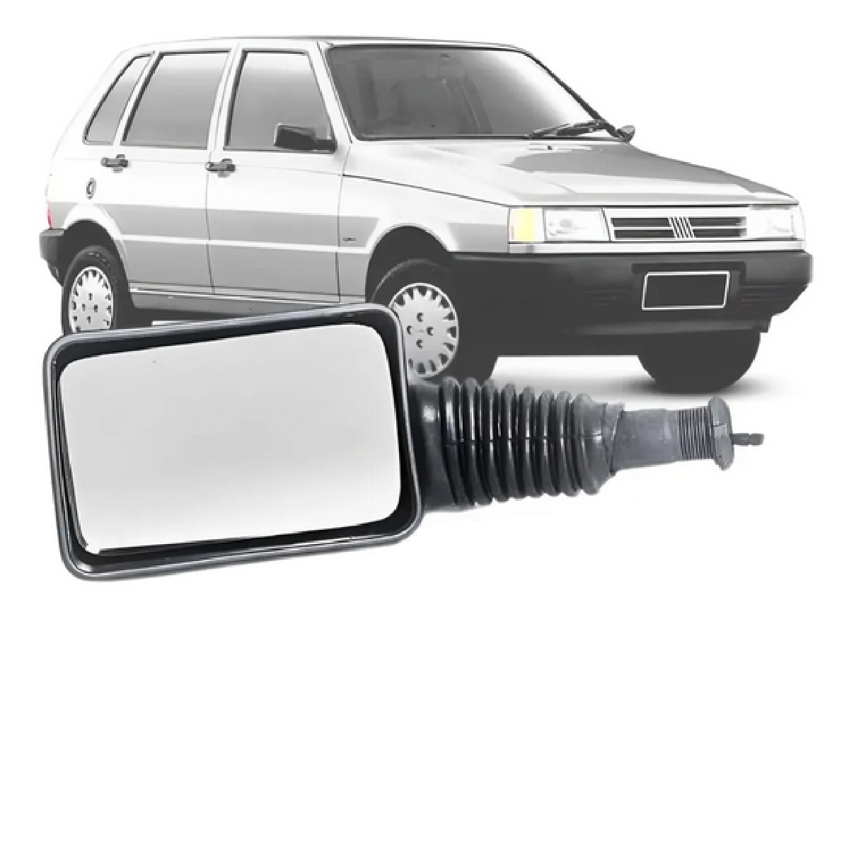 RETROVISOR FIAT UNO EP YOUNG SMART COM CONTROLE 1996 A 2001