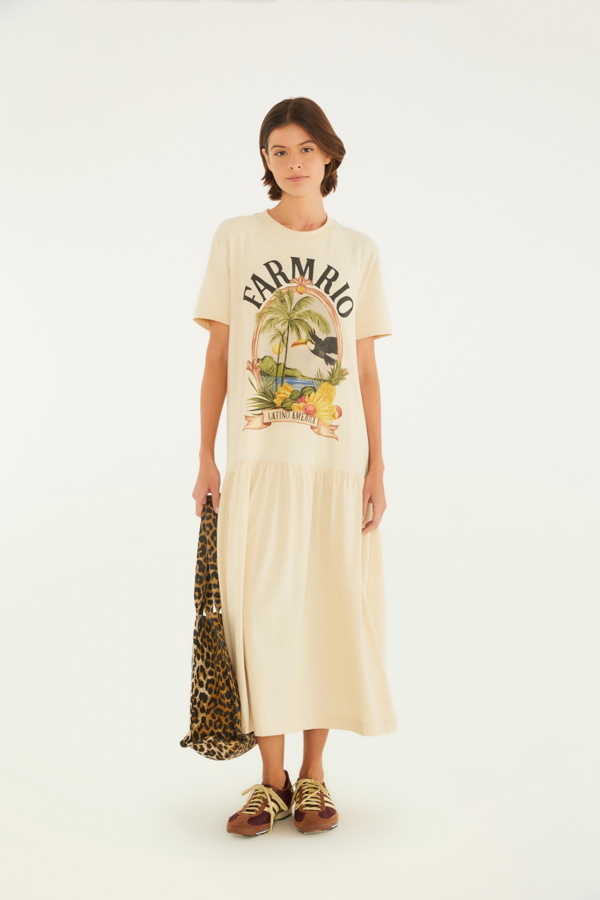 VESTIDO TSHIRT CROPPED LATINO AMERICA
