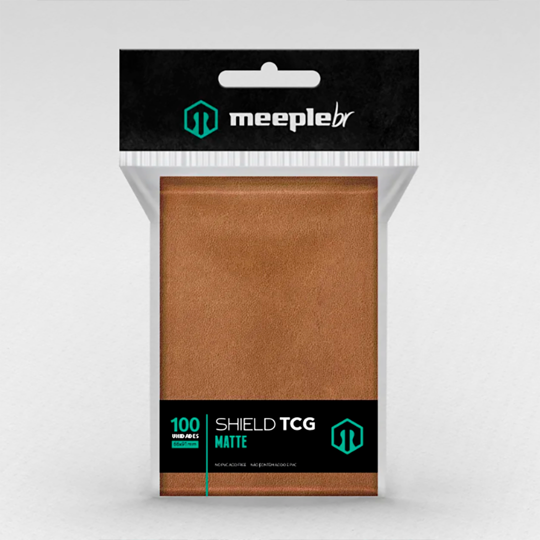 SLEEVES MEEPLEBR TCG MATTE 100 COBRE