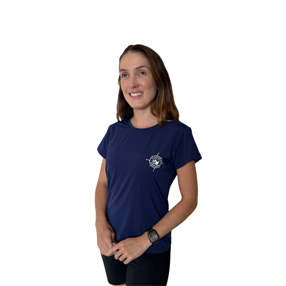 Camiseta UV 50+ Manga Curta Feminina Viajantes da Canastra