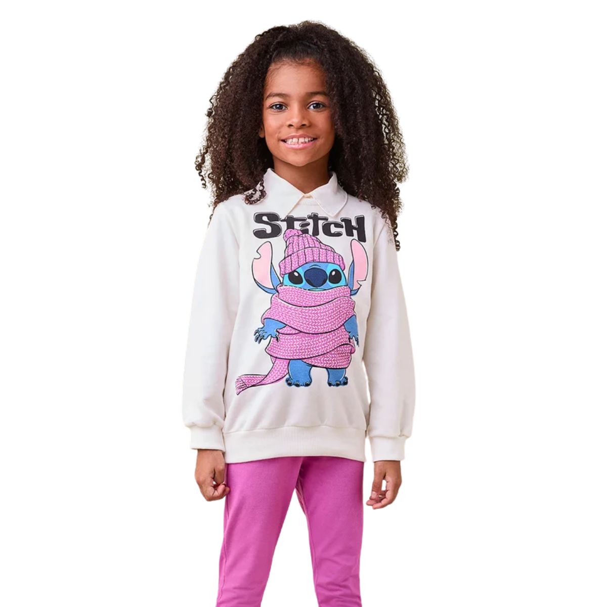 Conjunto Momi Stitch Blusa e Legging H5807