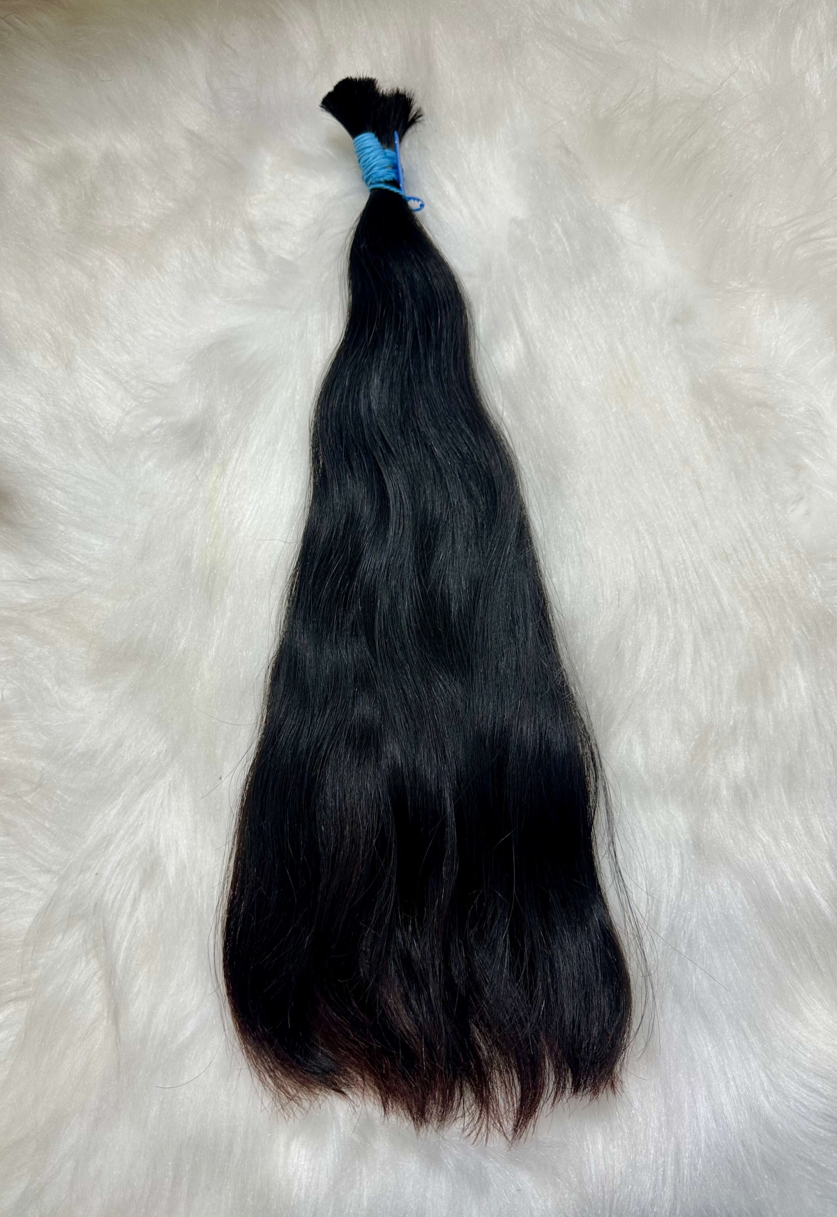 Cabelo Brasileiro Ondulado Castanho 50 cm 78 Gramas