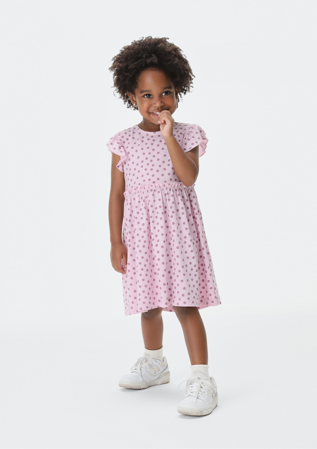 Vestido Infantil Toddler Com Babado