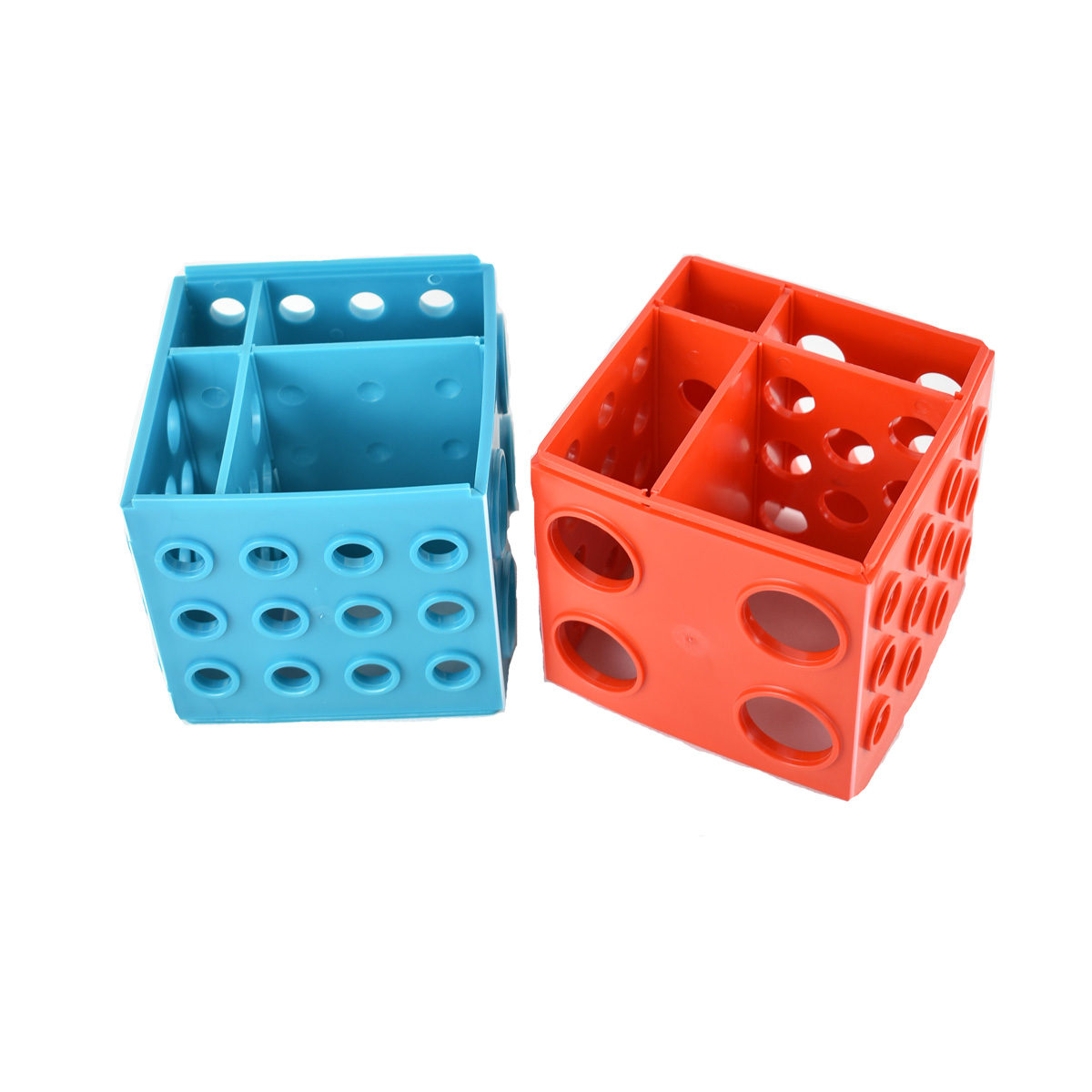 ESTANTE QUATRO FACES TIPO CUBO EMPILHAVEL