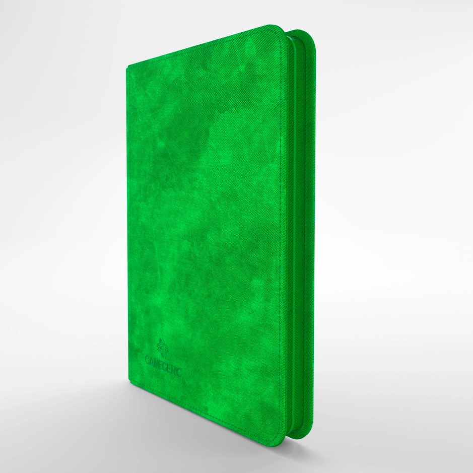 FICHARIO GAMEGENIC 8 POCKET ZIPUP VERDE