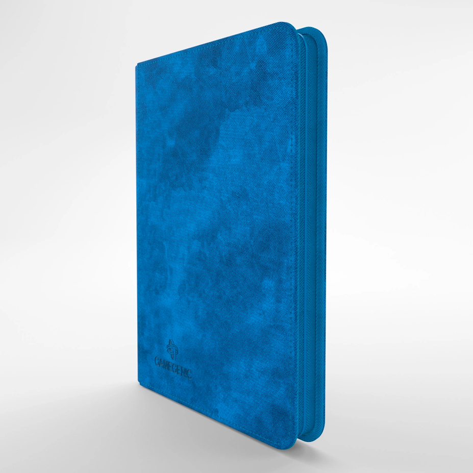 FICHARIO GAMEGENIC 8 POCKET ZIPUP AZUL
