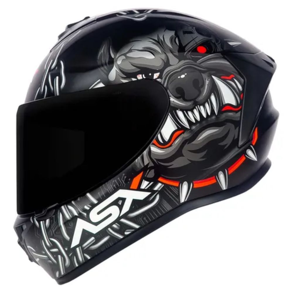 Capacete Asx | Draken Bull Cyber | Fosco Preto Grafite