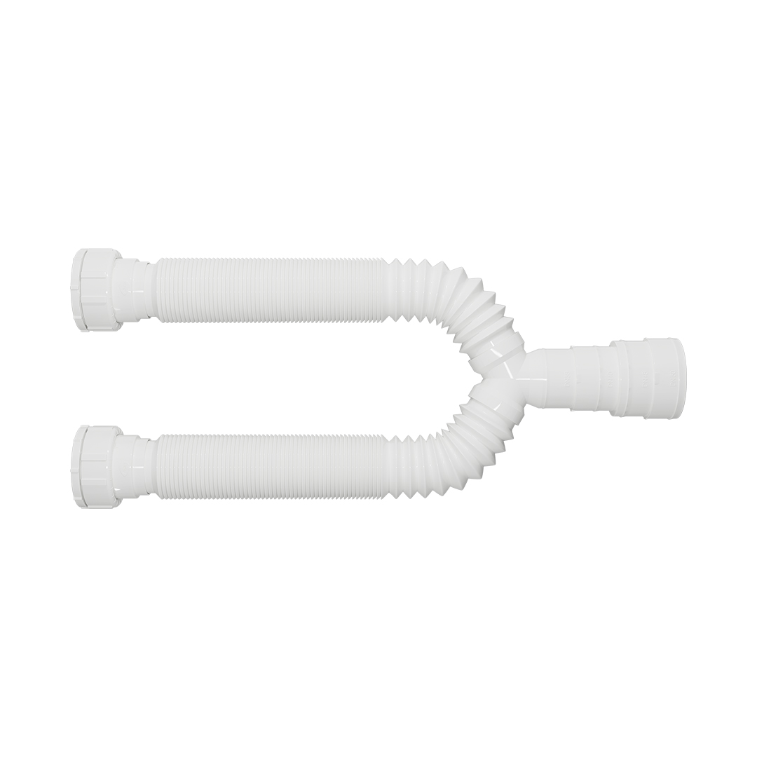 Sifão Tubo Extensivo Duplo Branco 70 cm Don Artesano