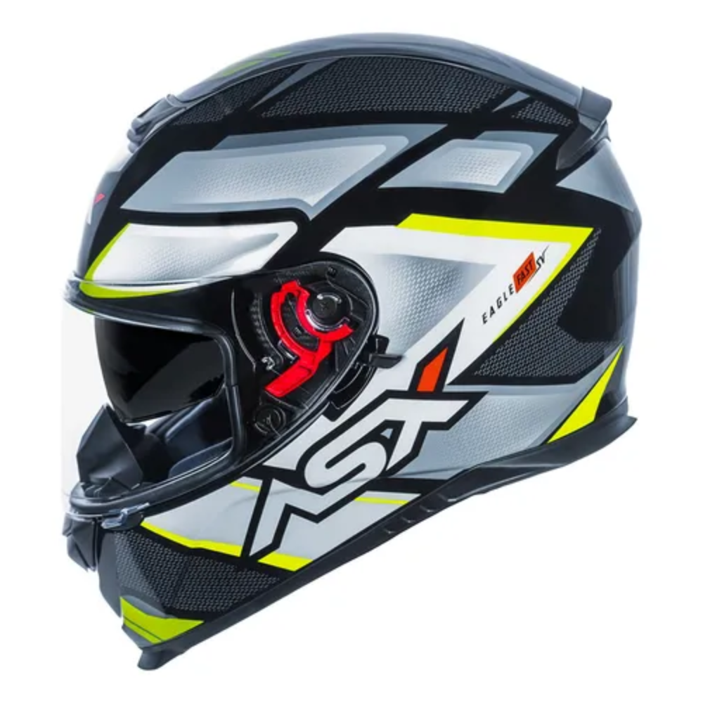 Capacete Asx | Eagle SV Explorer | Fosco Preto | Grafite | Amarelo