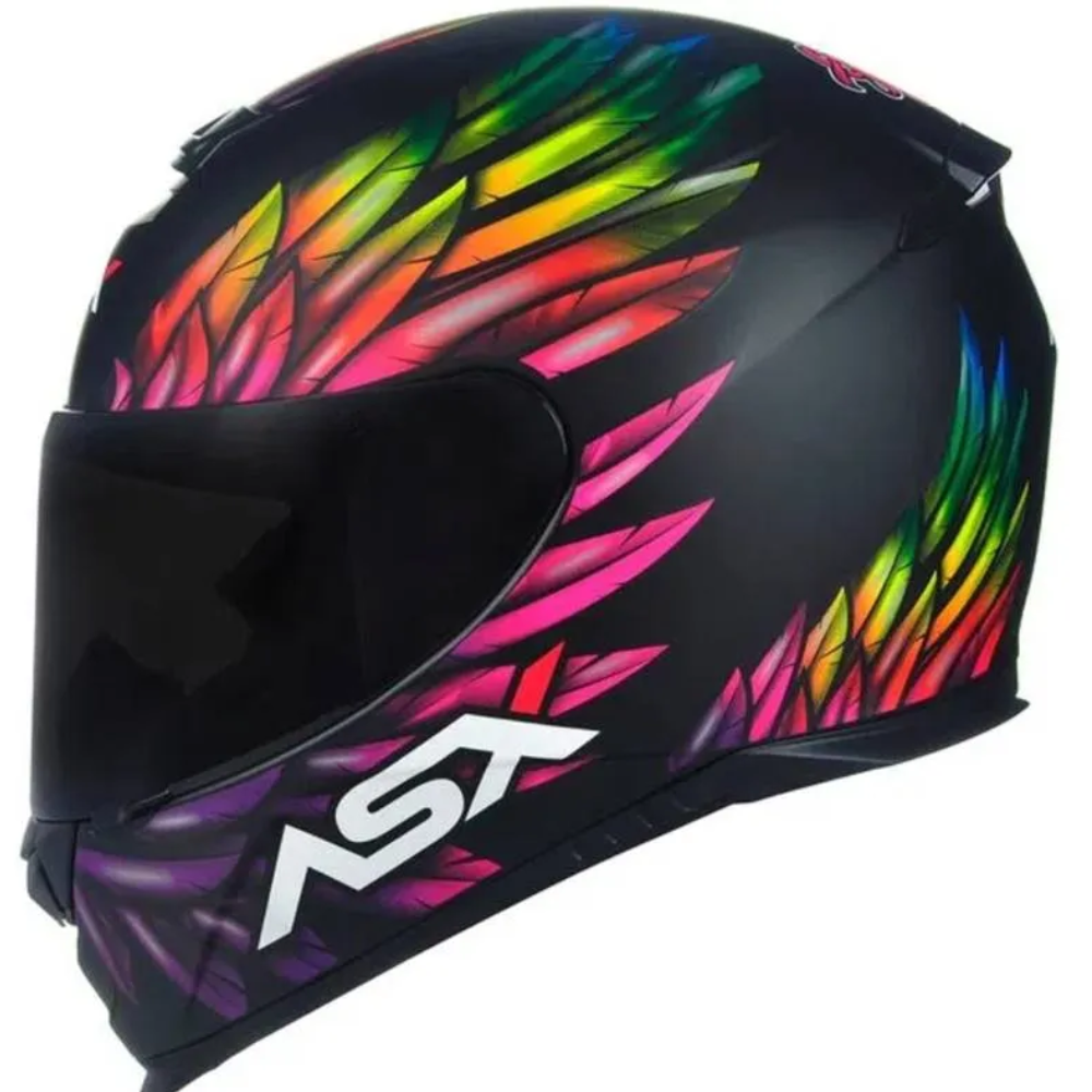 Capacete Asx | Eagle Vibes | Fosco Preto | Color 
