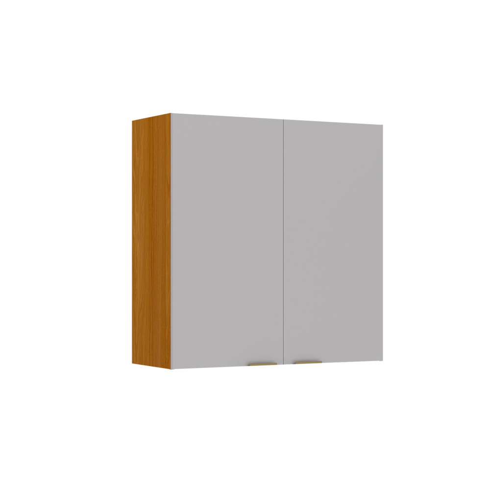 Armário 80cm 2 Portas MDF Dobradiças Slow Motion Lumina - Itatiaia