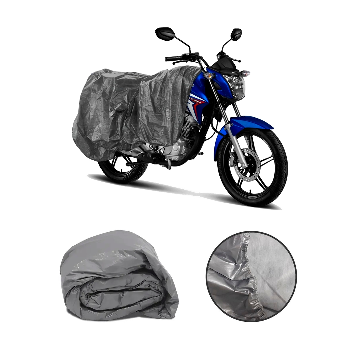 Capa Para Moto Impermeável Tamanho M Proteção Total Chuva Sol Poeira