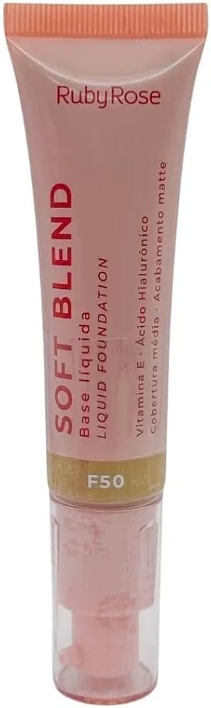 Ruby Rose Soft Blend F50 - Base Líquida 30g