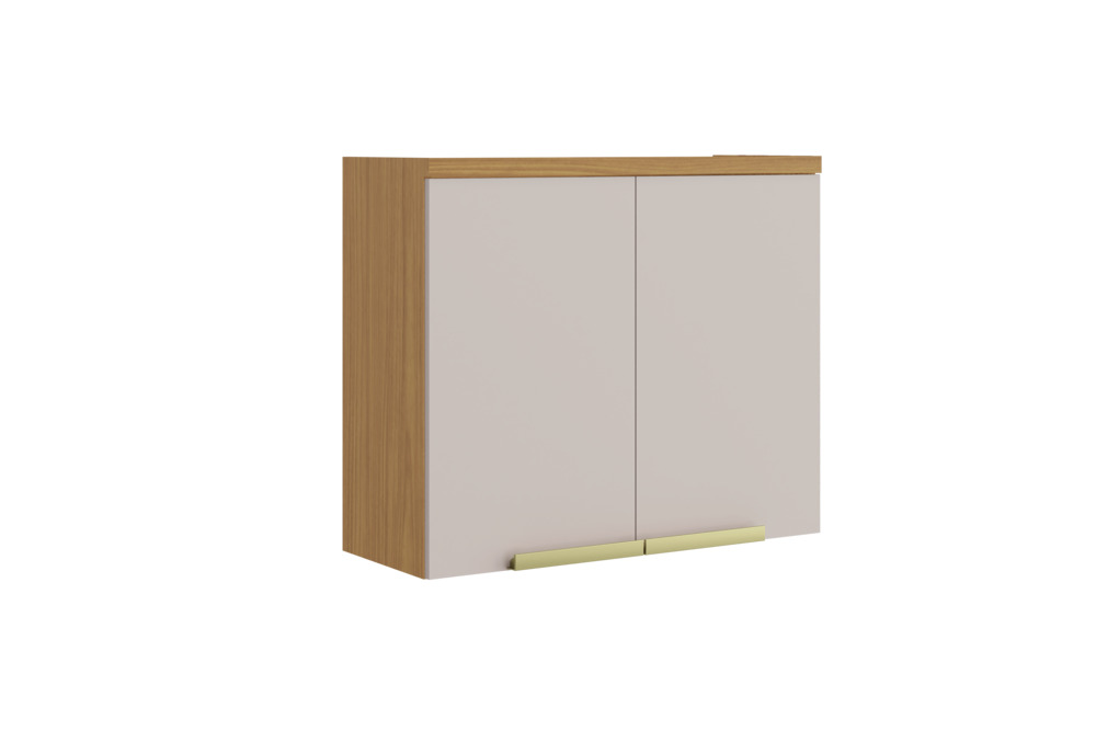 Armário Aéreo de Cozinha 80cm 2 Portas New Porto - Itatiaia