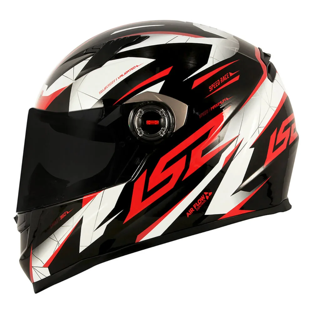 Capacete LS2 | FF358 | Drazer | Black | White | Red