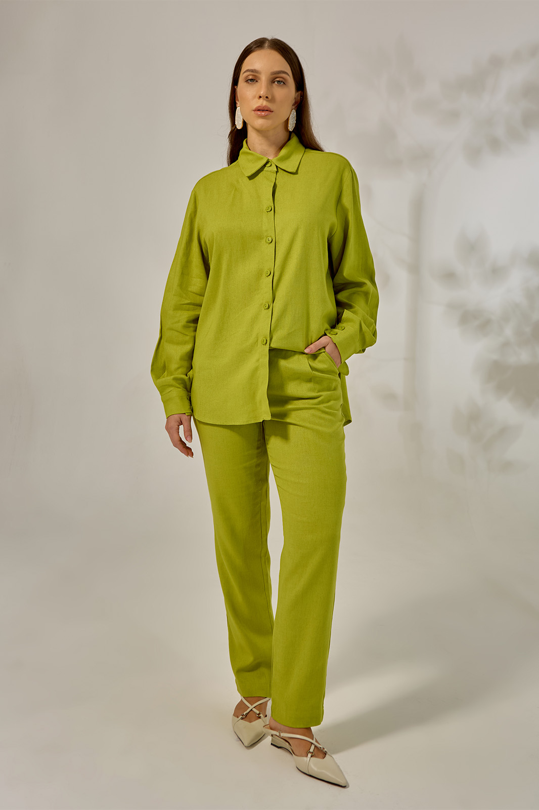 Conjunto de Calça e Camisa Verde Lima 