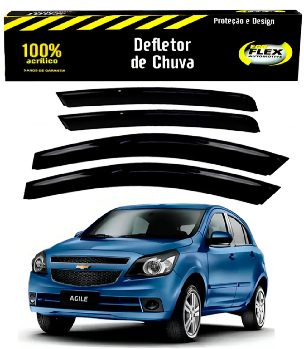 CALHA CHUVA 100% ACRILICA GM AGILE 4 PORTAS ECOFLEX