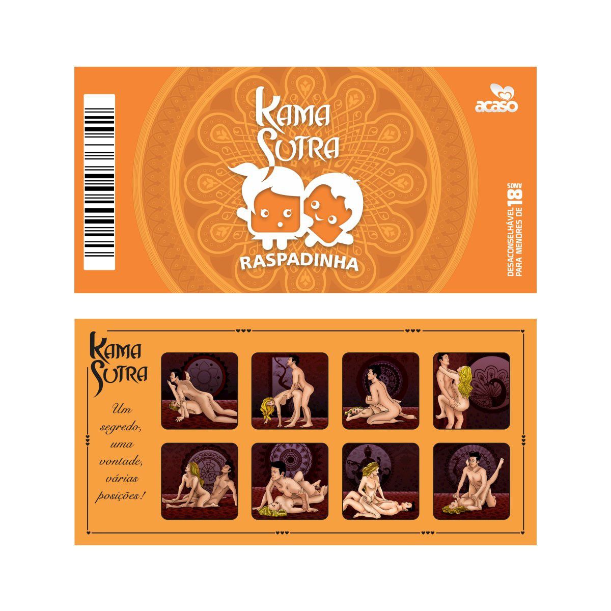 RASPADINHA COM POSIÇÕES DO KAMA SUTRA HETERO