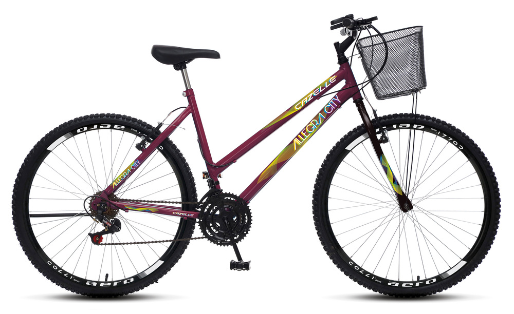 Bicicleta Colli Cazelle Allegra Aro 26 Freio V-Brake Quadro 18