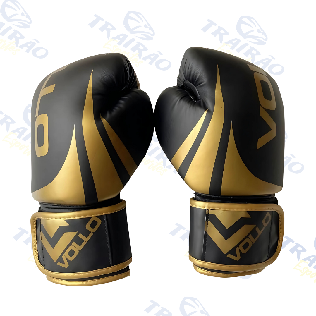 LUVA KIT VOLLO DE BOXE TRAINING GOLD 10 OZ
