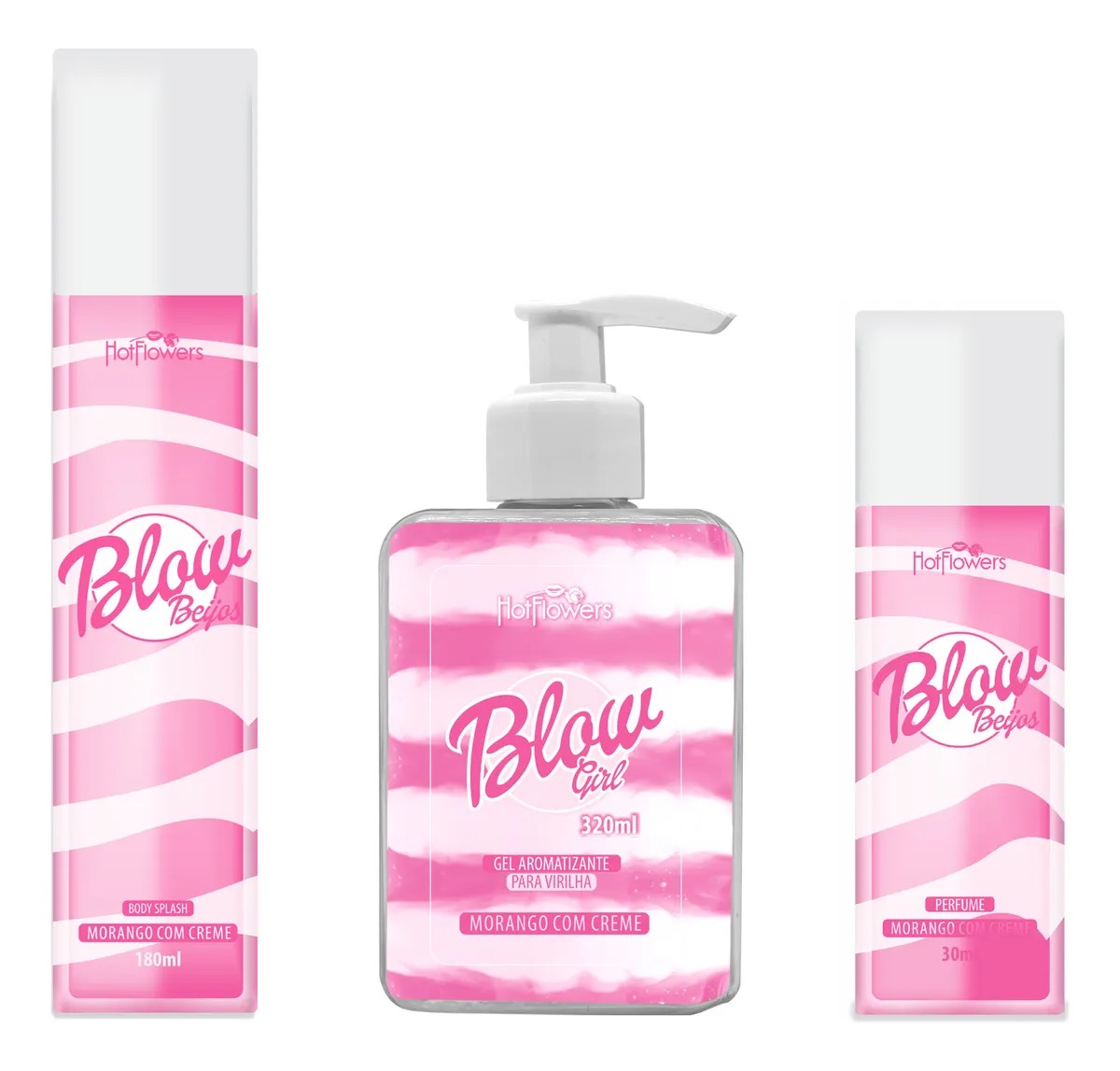 KIT BLOW GIRL(HIDRATANTE +PERFUME +BODY SPLASH)