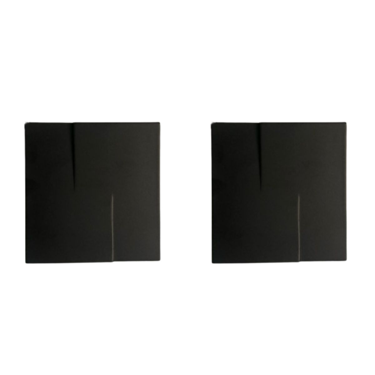 kit 02 und Acabamento Válvula Descarga metal Preto Fosco