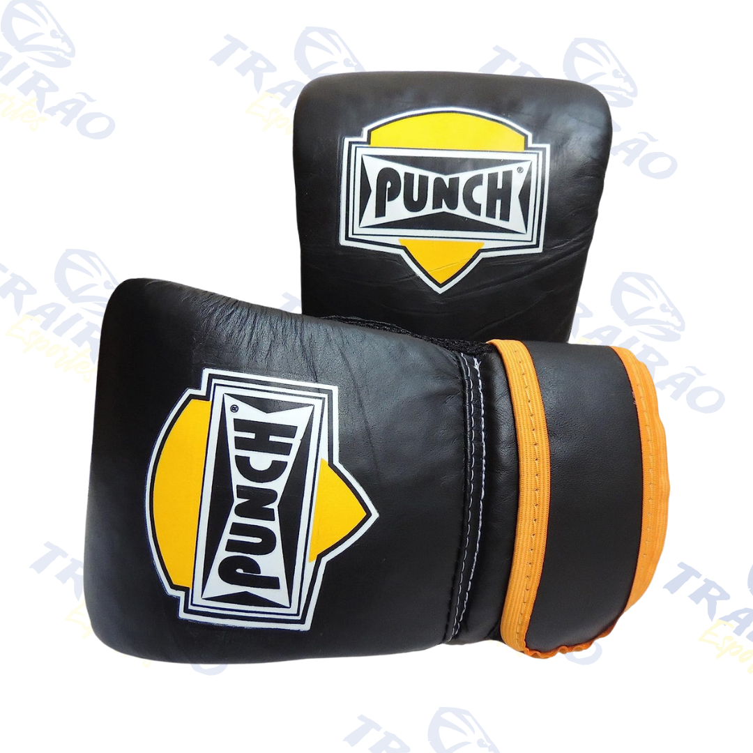 LUVA BATE SACO PUNCH AMADOR COURO PRETO