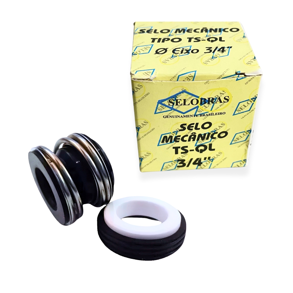 Selo Mecânico Mola Longa 3/4 TS-QL para Motobombas - Selobras 
