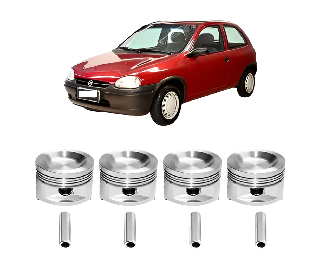 JOGO PISTAO E ANEL CORSA EFI 1.0 1994 A 2000 GAS 1 BICO