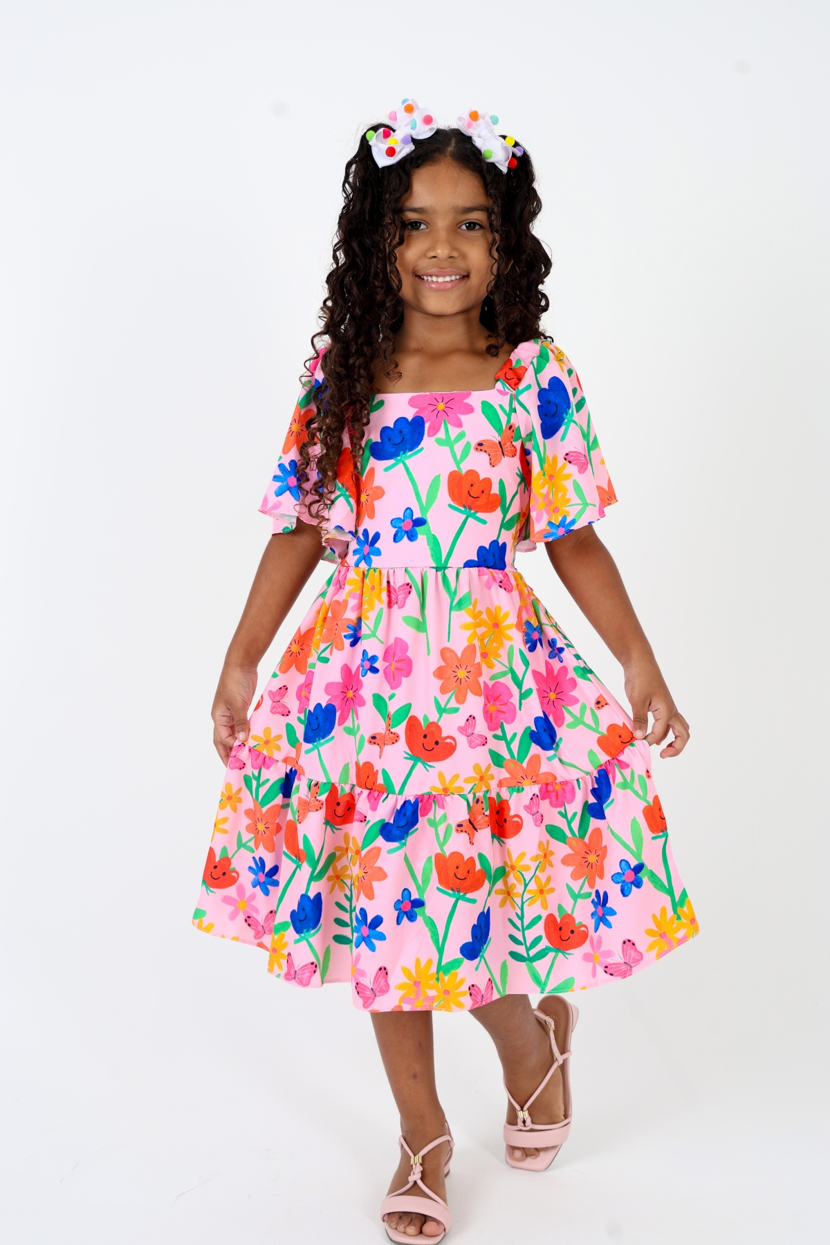 Vestido Rosa Tulipa