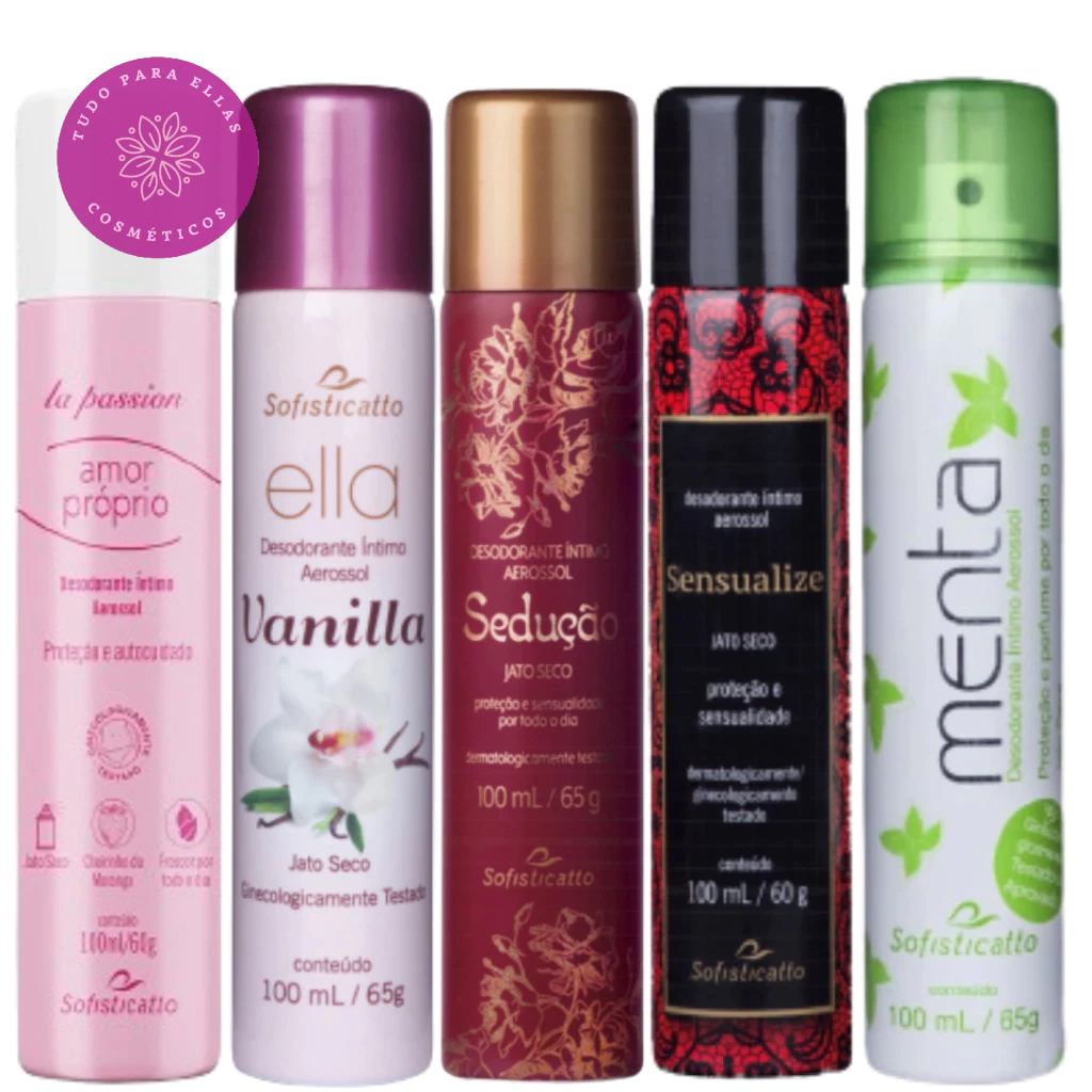 DESODORANTE AEROSOL JATO SECO VÁRIAS FRAGRÂNCIAS100ML 