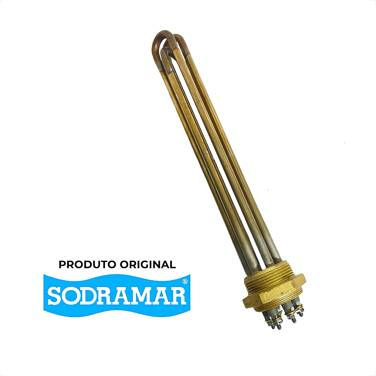 Resistência Original (rosca) Para Sauna A Vapor Sodramar 9kw