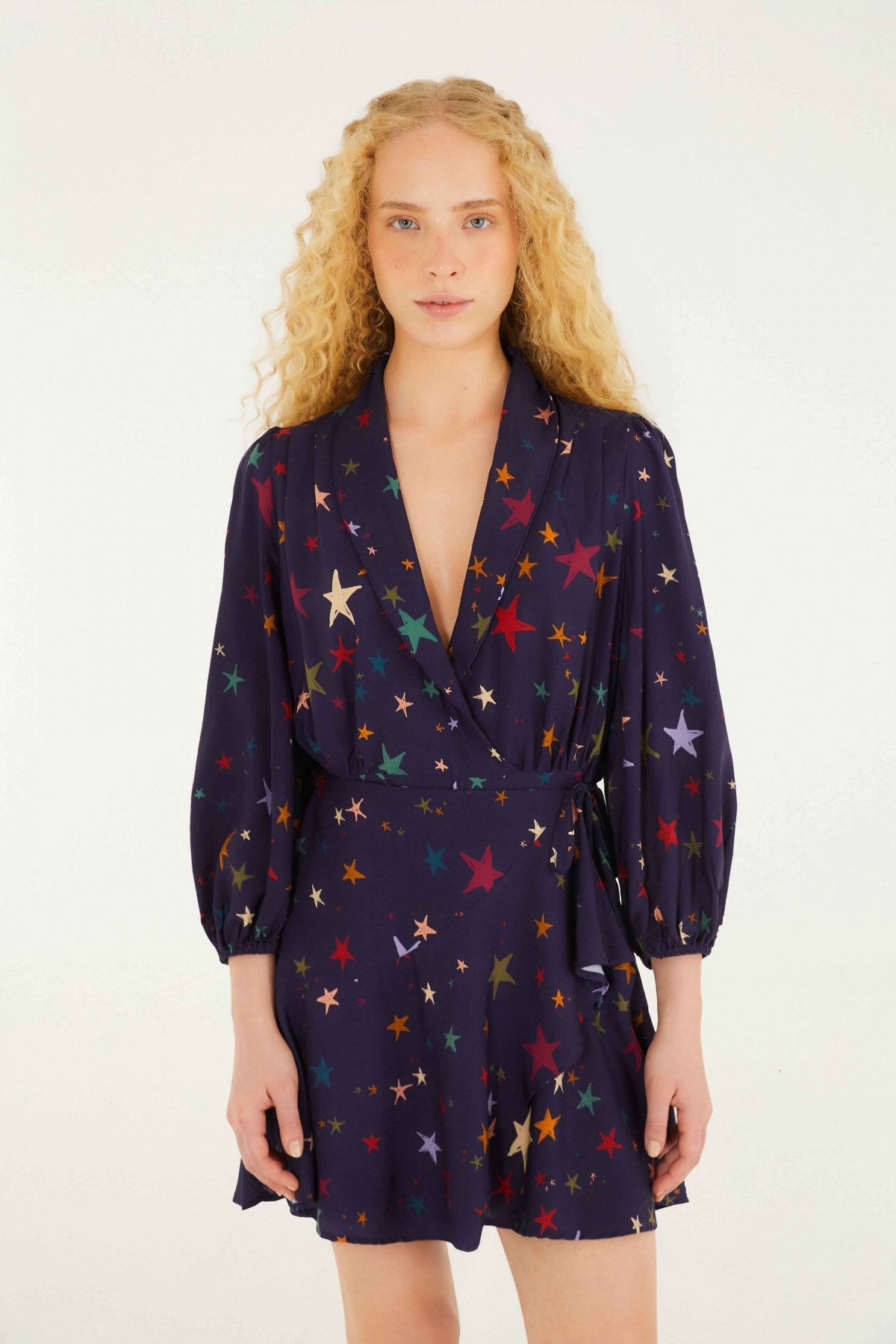 VESTIDO CURTO NOITE ESTRELADA