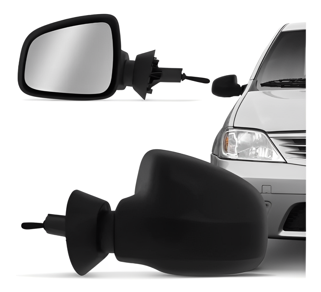 RETROVISOR EXTERNO LOGAN SANDERO 2010 A 2013 COM CONTROLE
