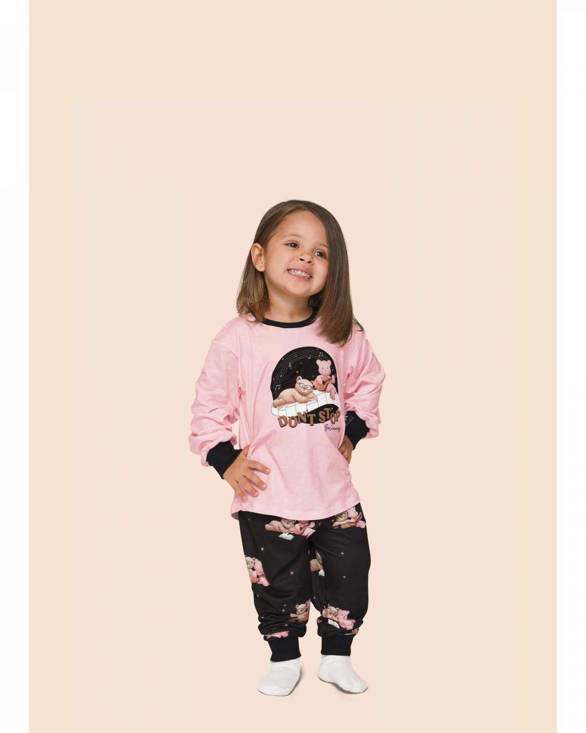 PIJAMA FEMININO BABY DONT STOP - LUA LUÁ 